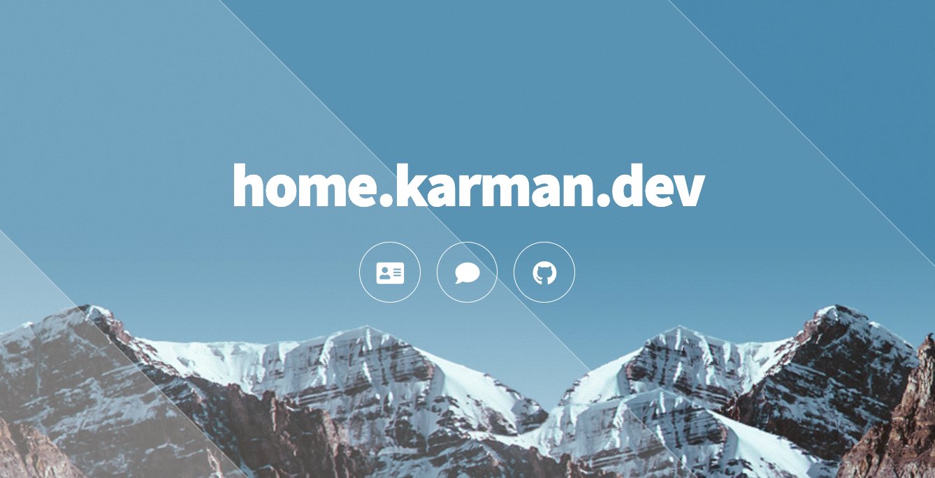 An application set for a home server with identity and chat functionalities.